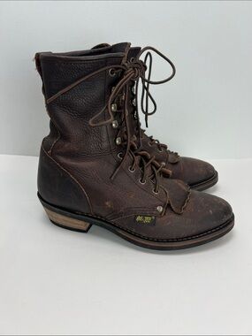 Adtec Packer Boots Womens 8 Water Resistant Oil Tanned Leather Work Heavy Duty